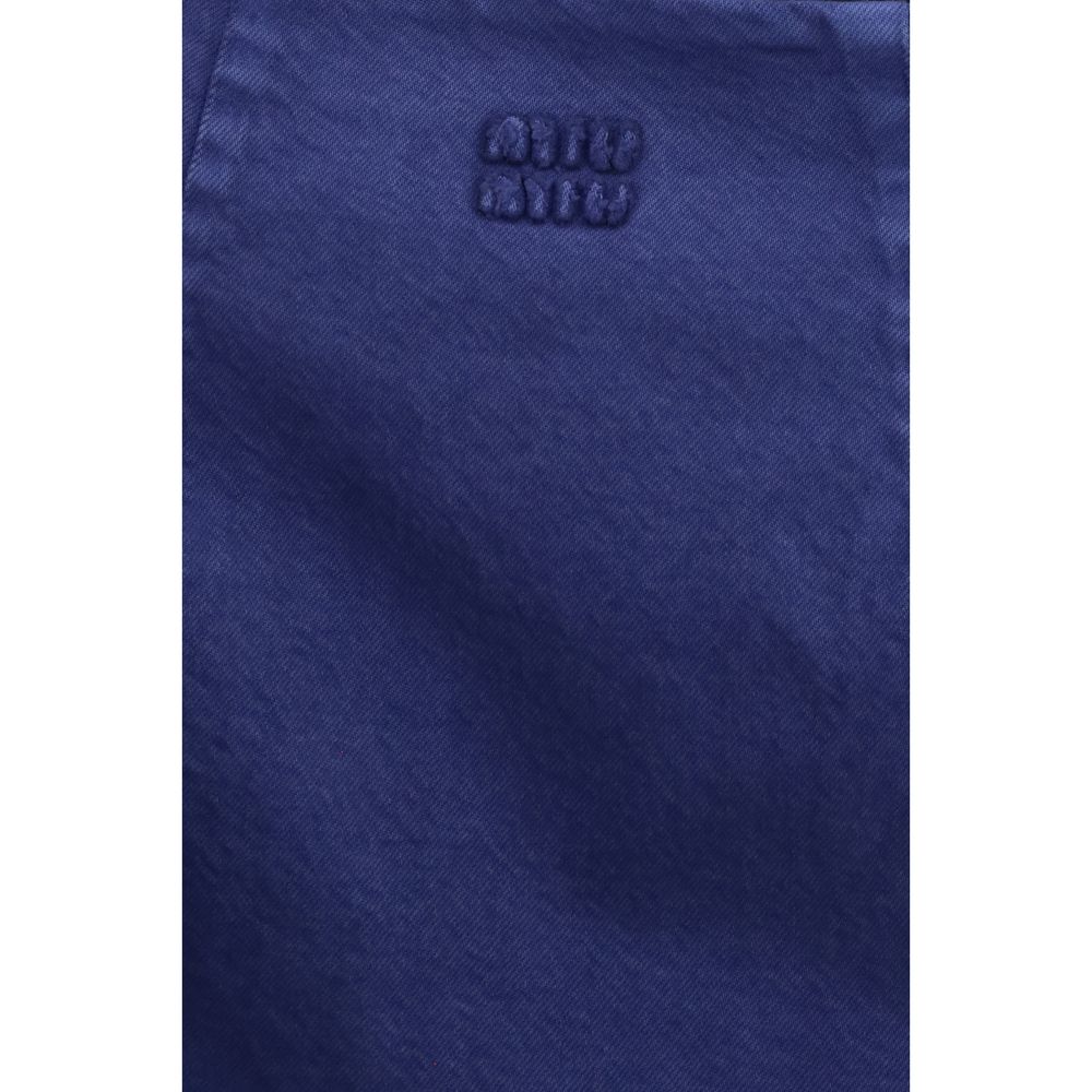 Miu Miu Blue Cotton Casual Dress | Regal Royce