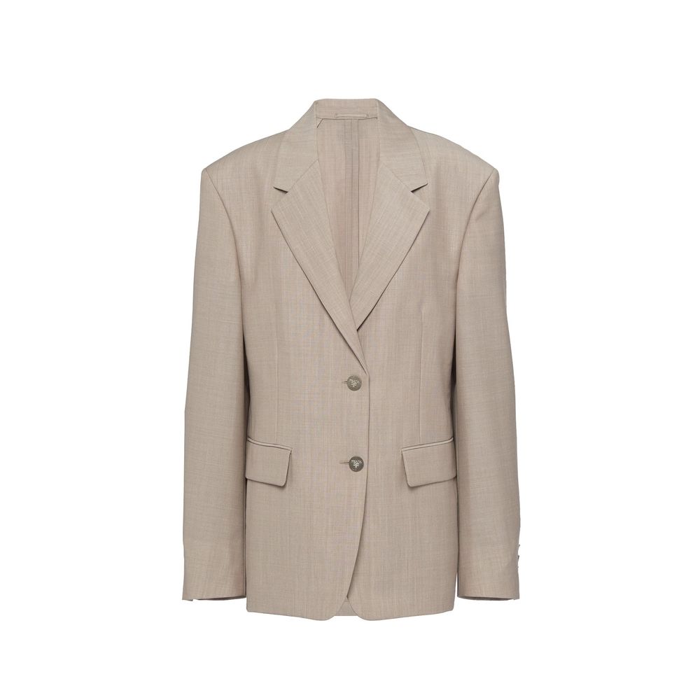 Prada Beige Mohair Blazer | Regal Royce