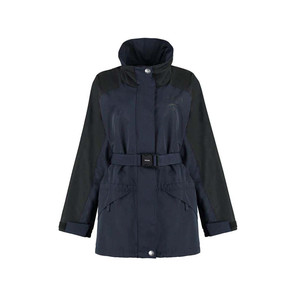 Prada Blue Polyamide Shell Jacket | Regal Royce