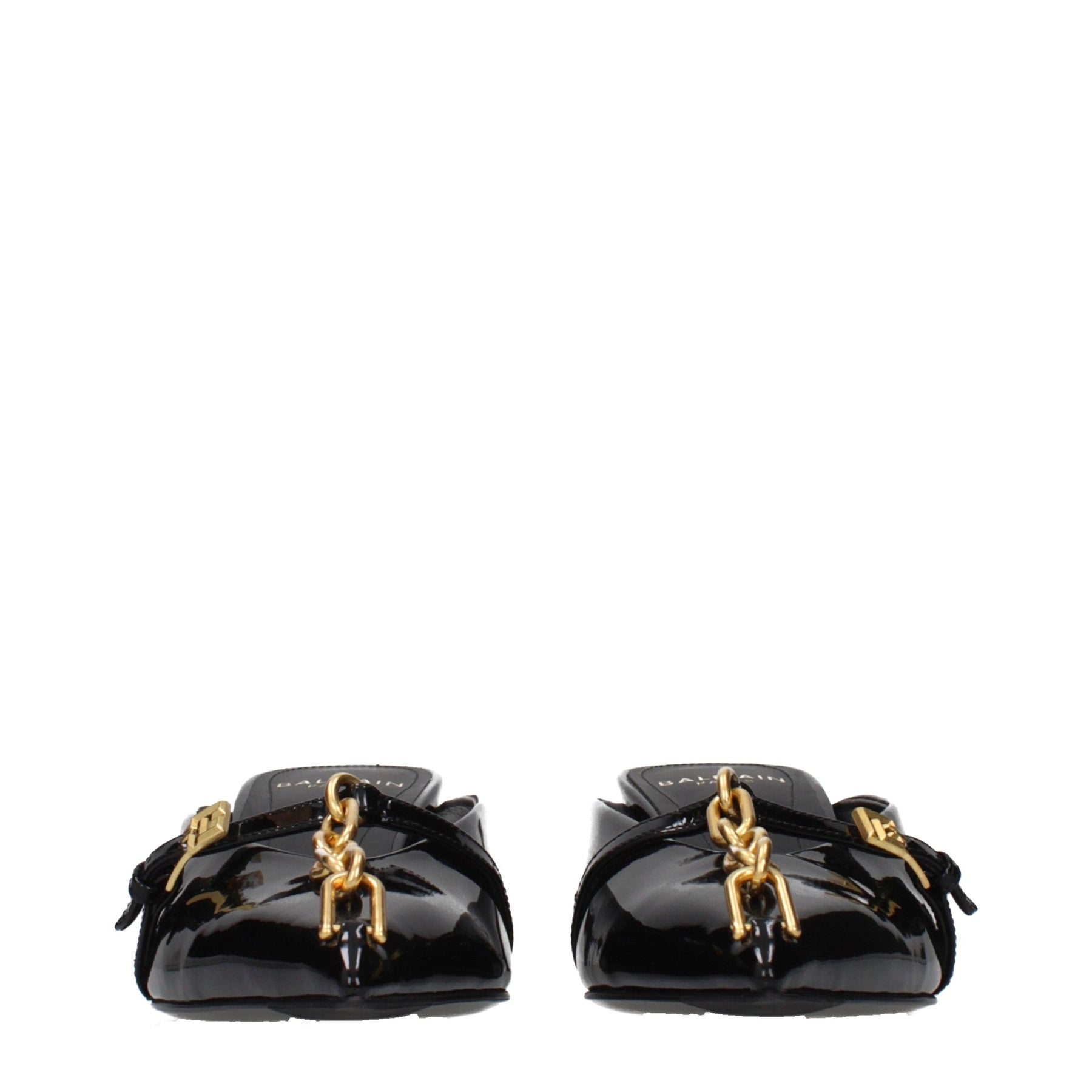 Balmain Black Leather Platform Sandals | Regal Royce
