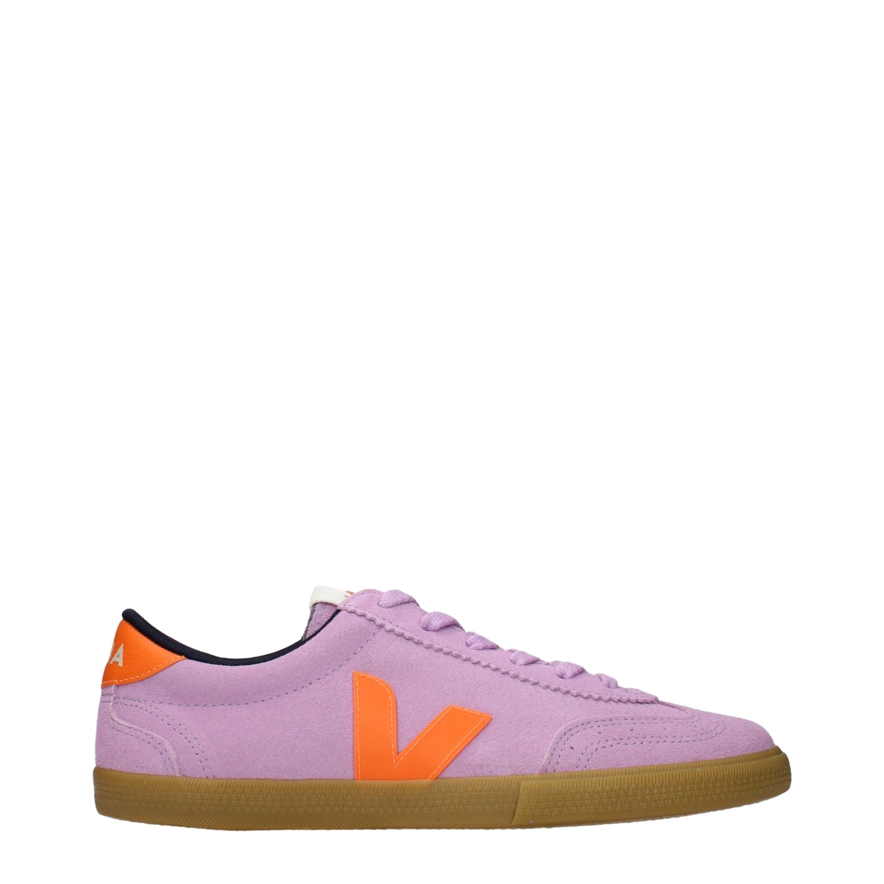 Veja Pink Leather Low Top Sneakers | Regal Royce
