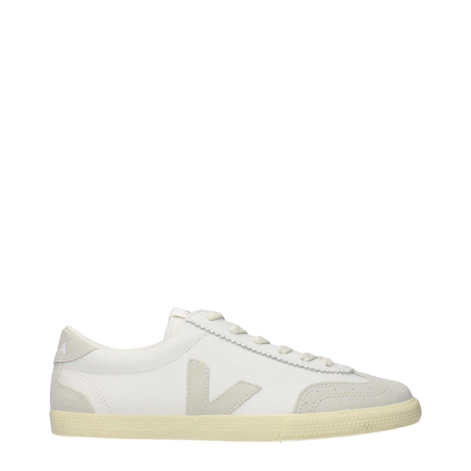 Veja White Leather Low Top Sneakers | Regal Royce