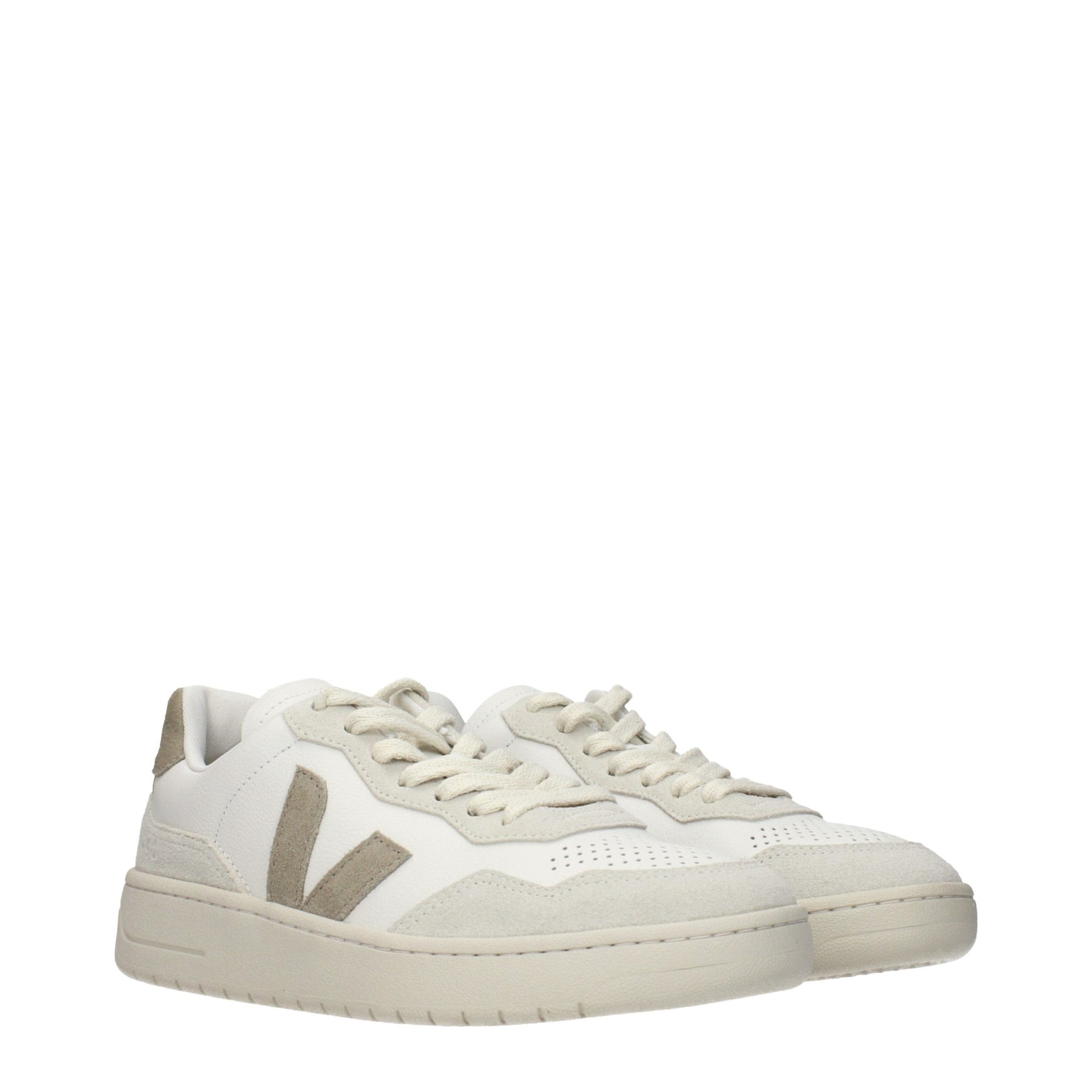 Veja White Leather Low Top Sneakers | Regal Royce
