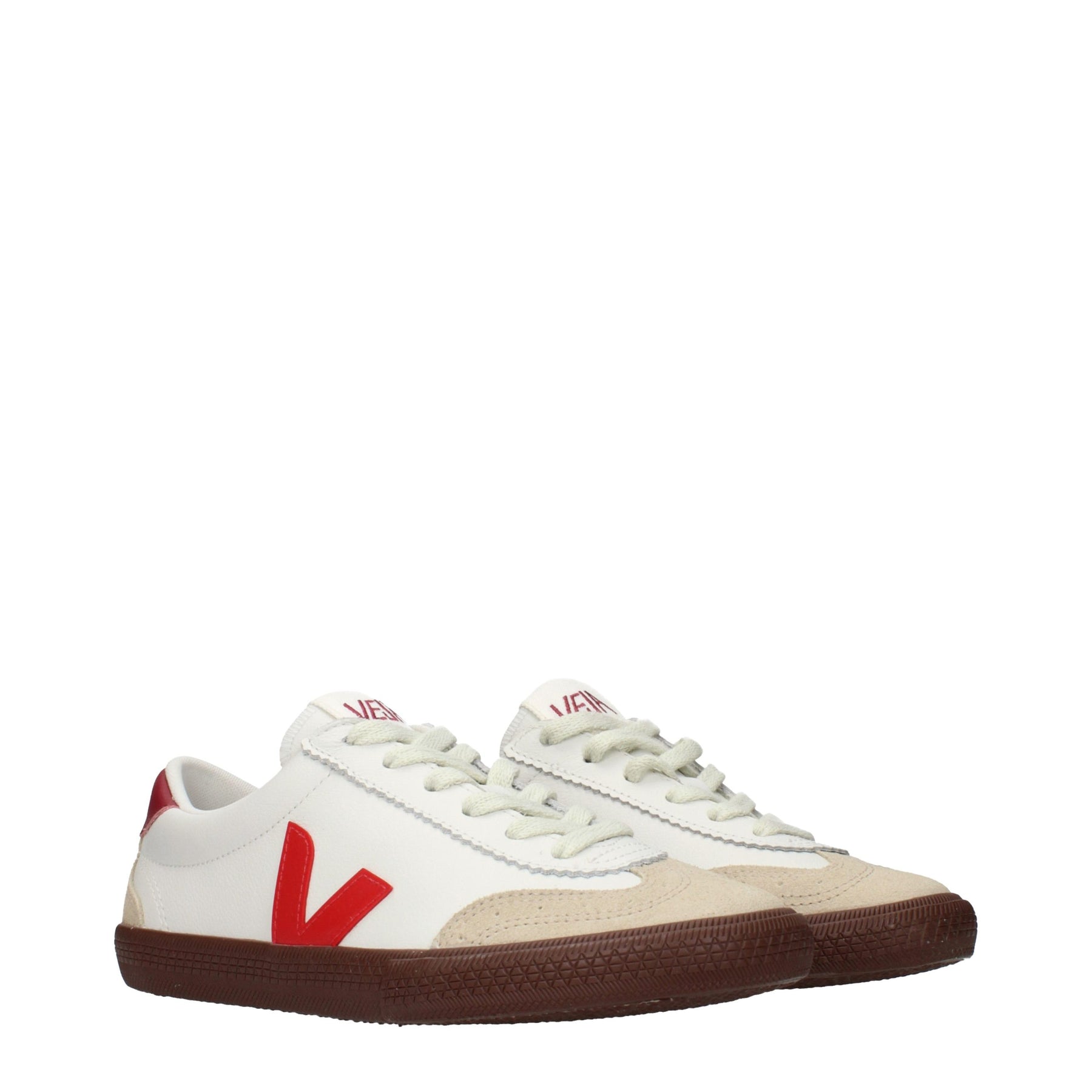 Veja White Leather Sneakers | Regal Royce
