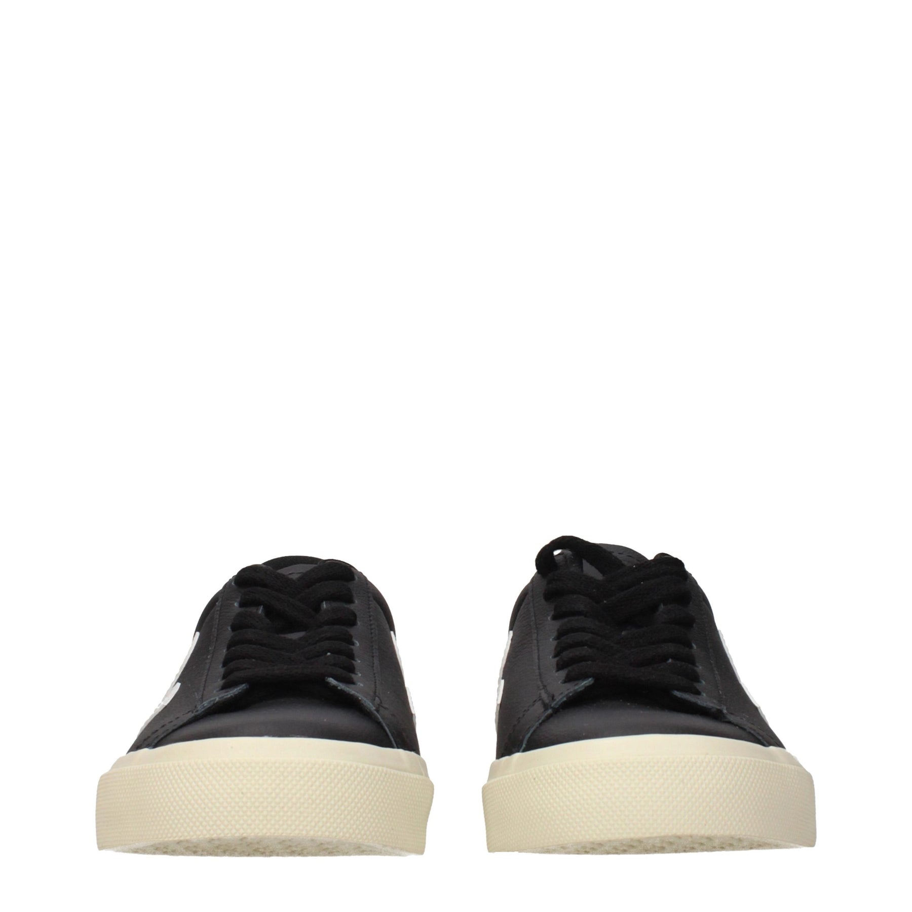 Veja Black Leather Low Top Sneakers | Regal Royce