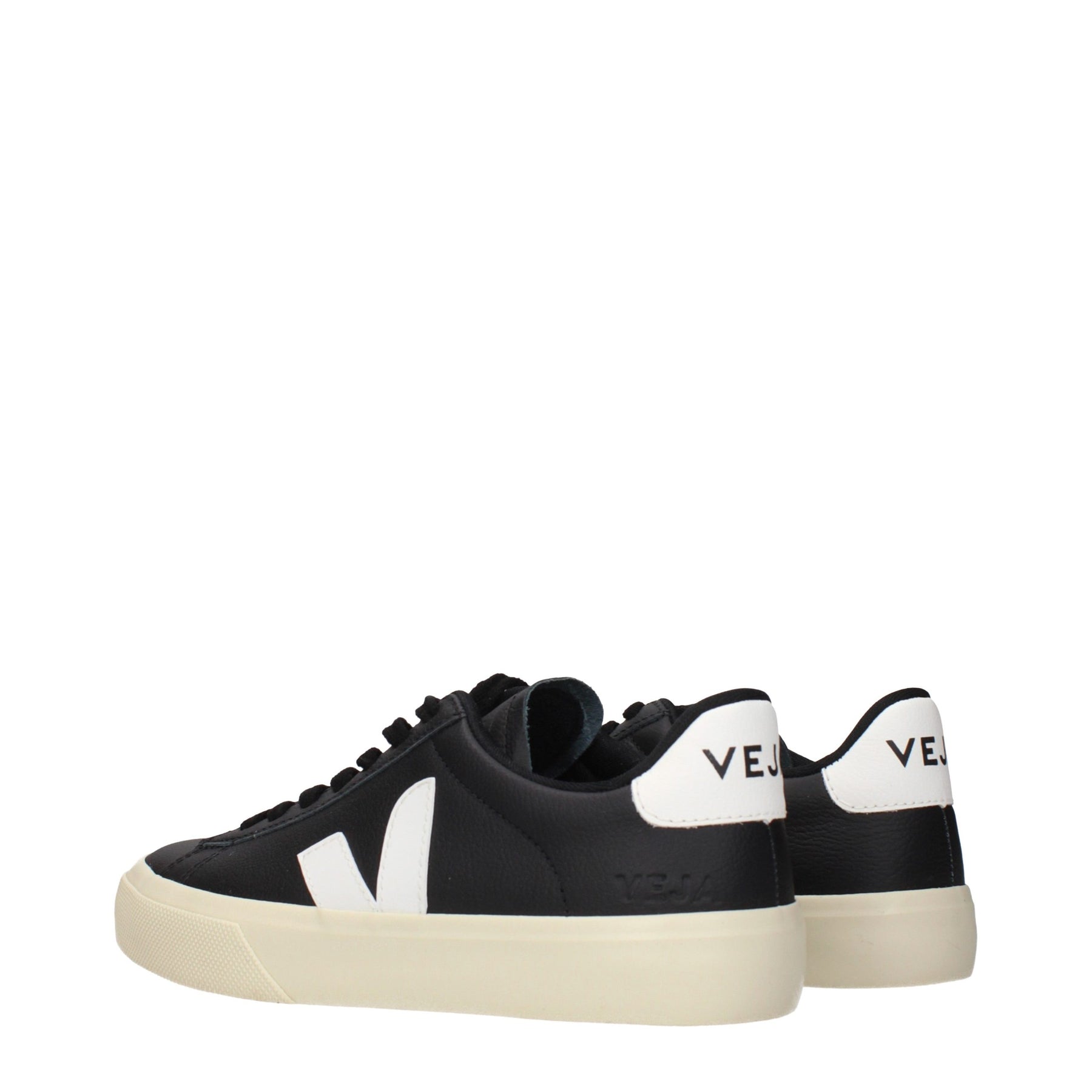 Veja Black Leather Low Top Sneakers | Regal Royce