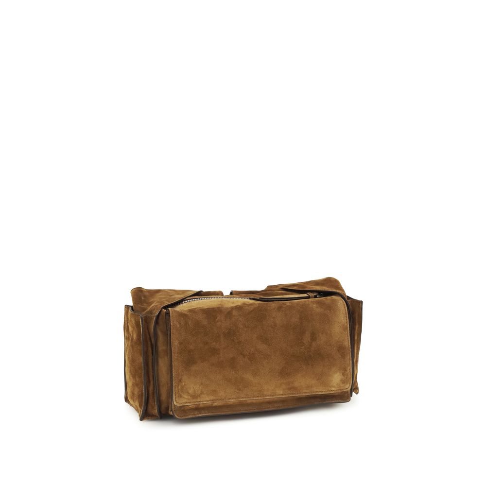 Miu Miu Brown Calf Leather Bos Taurus Shoulder Bag | Regal Royce