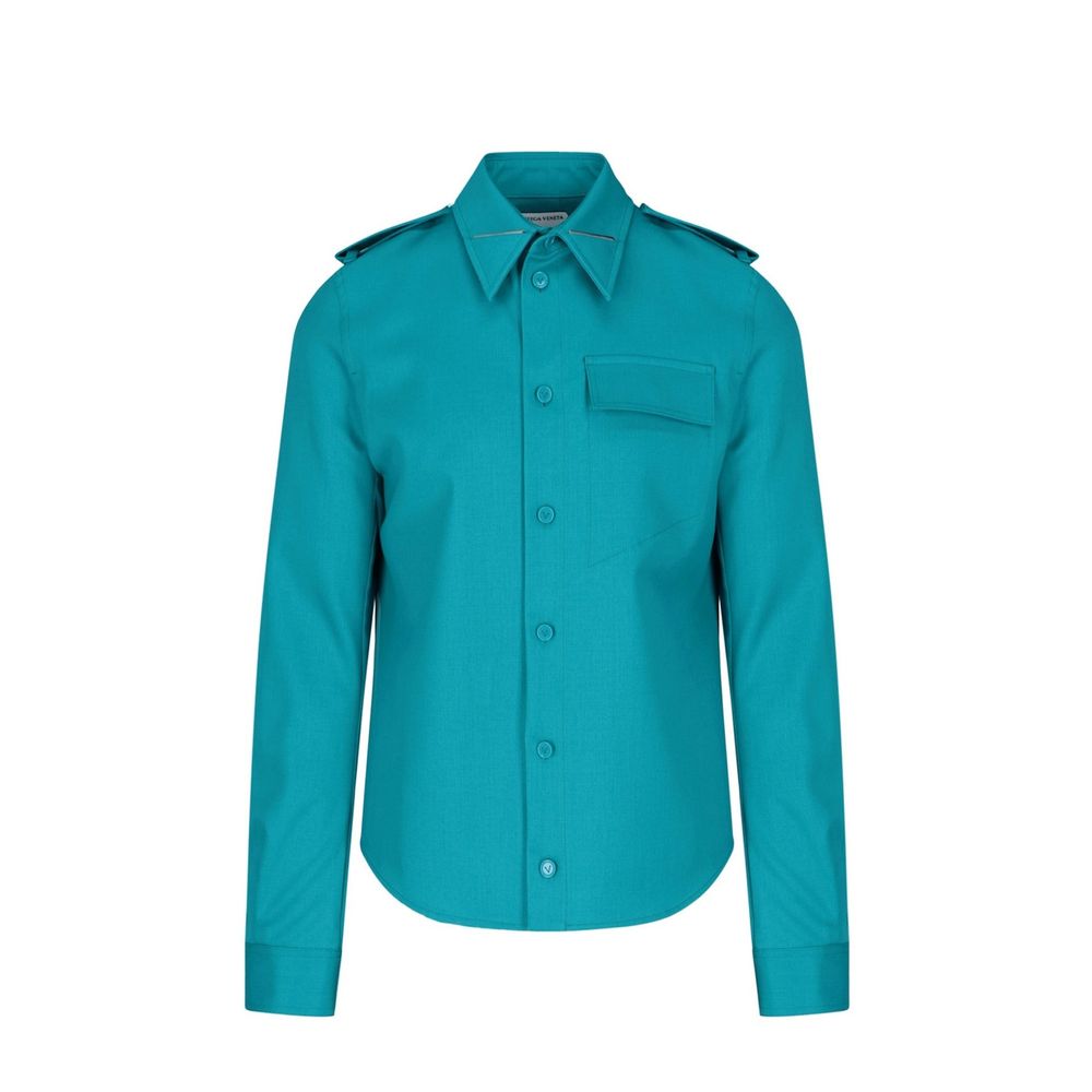 Bottega Veneta Bicolor Elastane Dress Shirt | Regal Royce