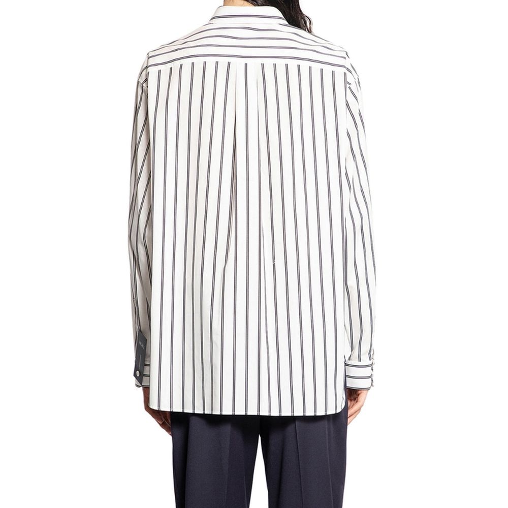 Dior White Cotton Pattern Shirt | Regal Royce