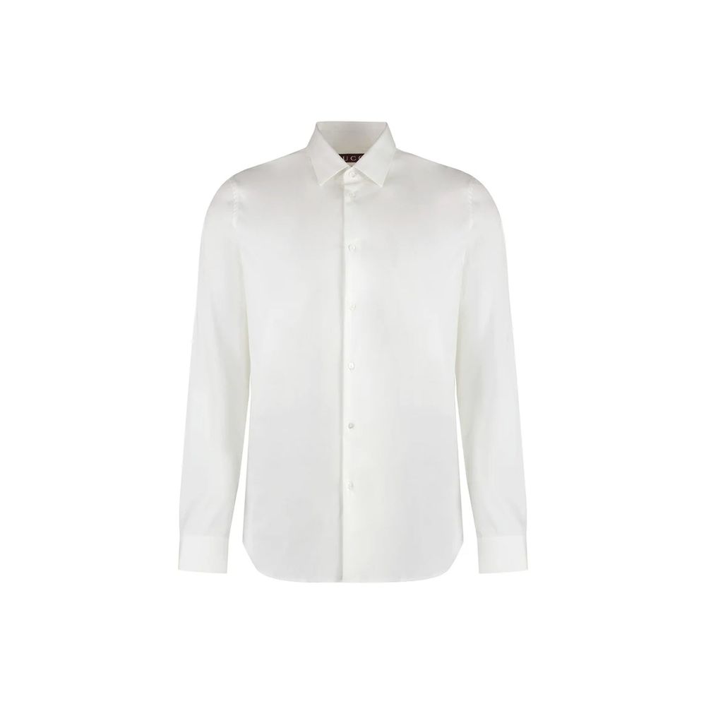 Gucci White Cotton Dress Shirt | Regal Royce