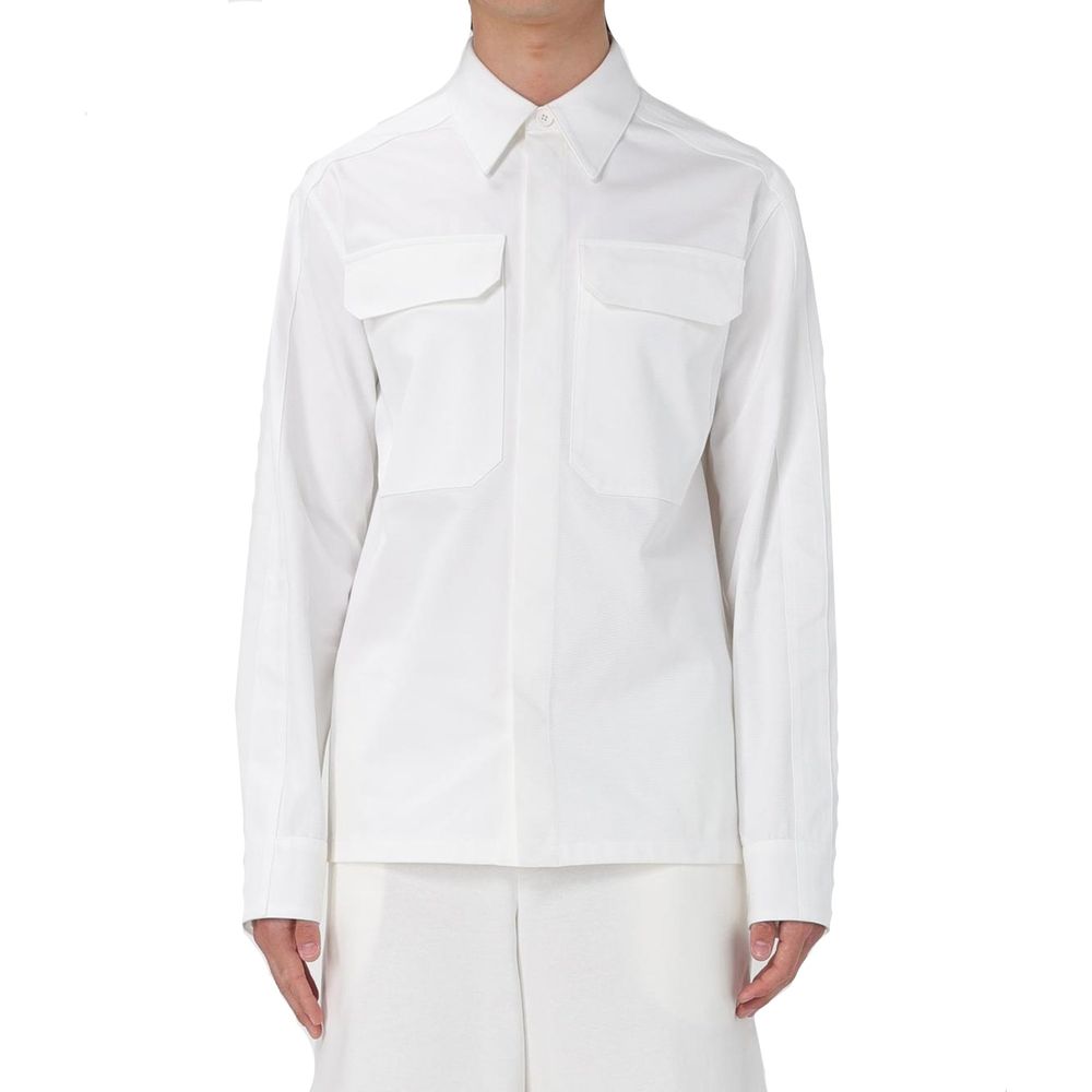 Jil Sander White Cotton Dress Shirt | Regal Royce
