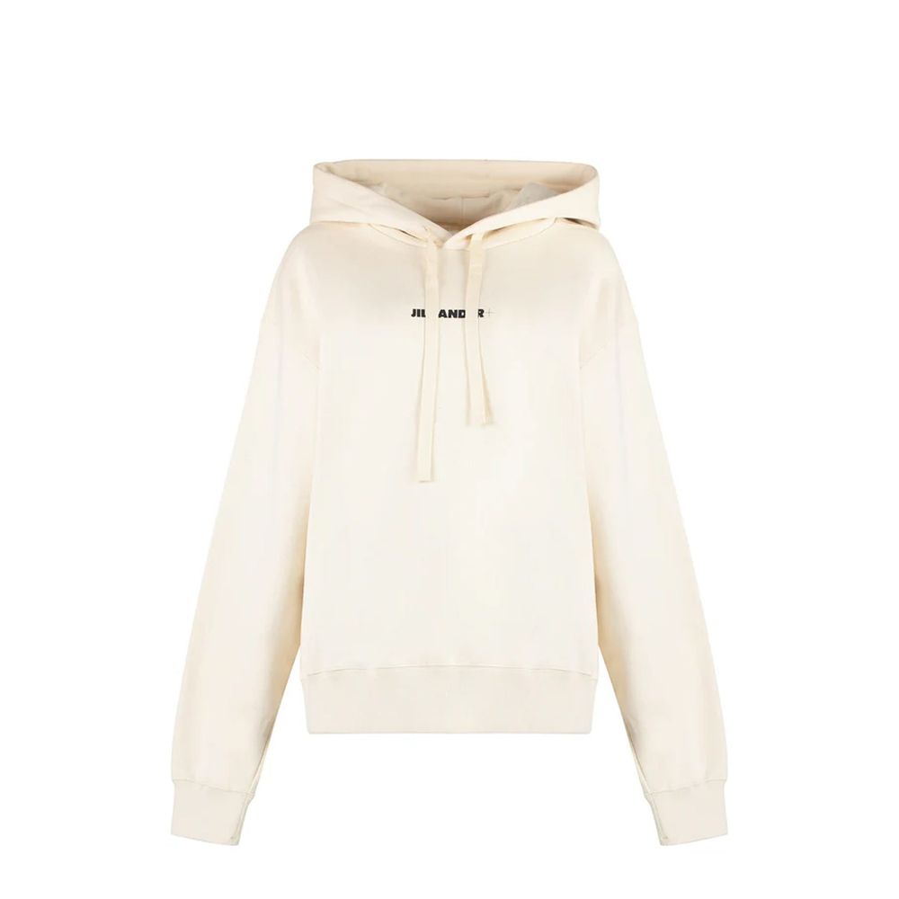 Jil Sander White Cotton Sweatshirt | Regal Royce