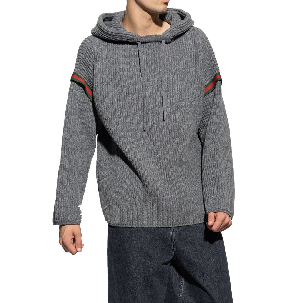 Gucci Gray Cashmere Sweatshirt | Regal Royce