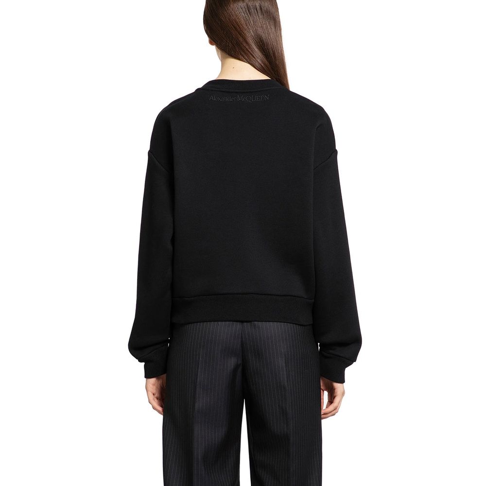 Alexander McQueen Black Cotton Sweatshirt | Regal Royce