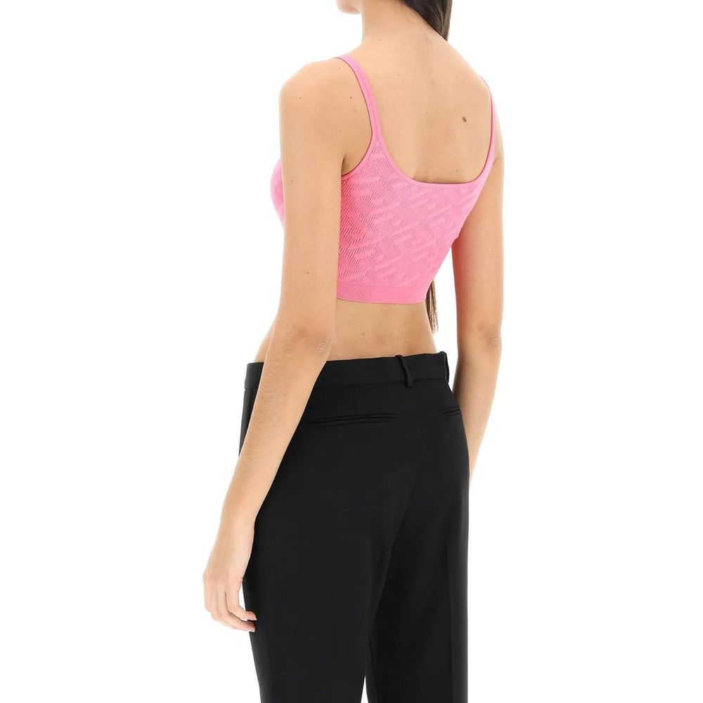Versace Multicolor Elastane Tank Tops | Regal Royce