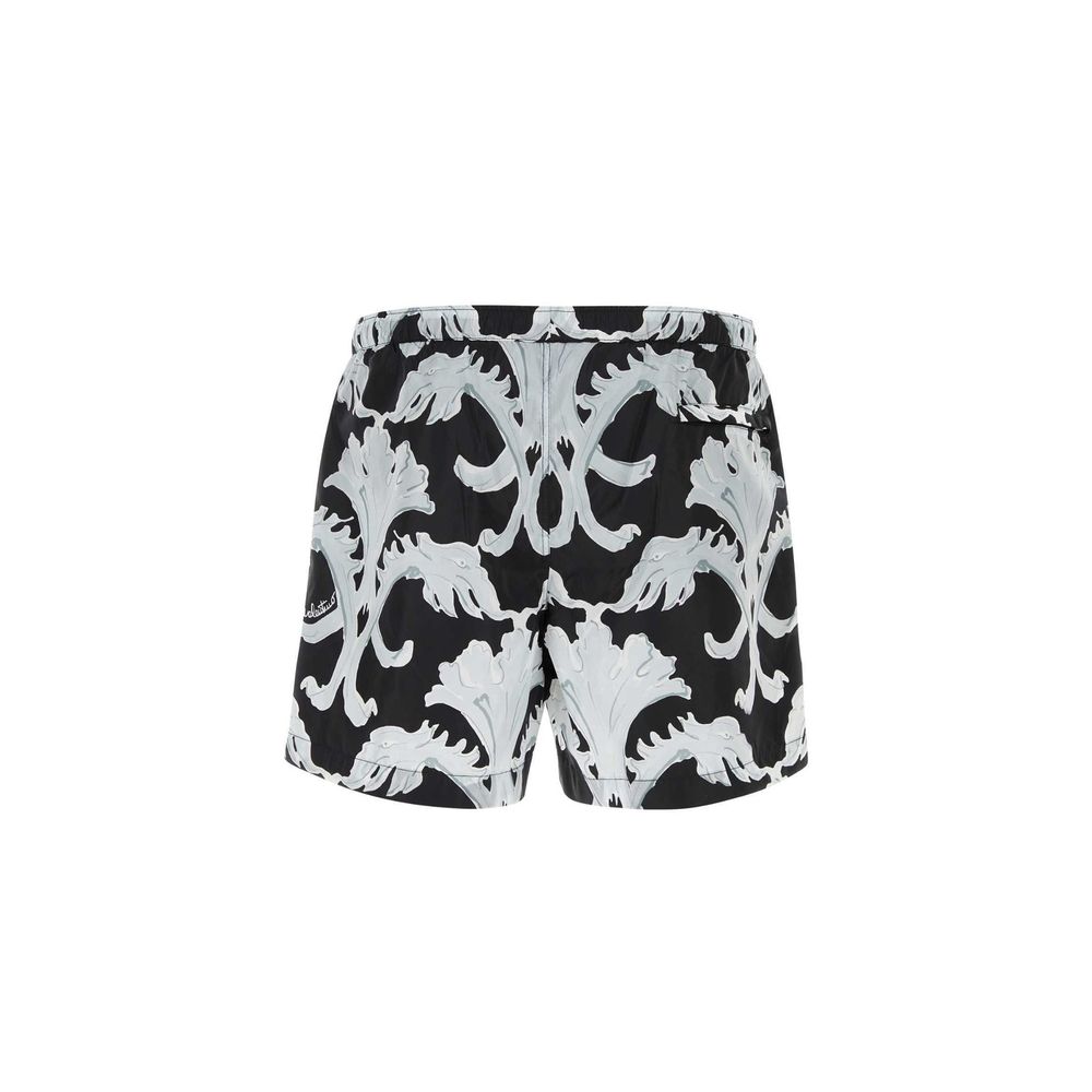 Valentino Black Polyamide Shorts | Regal Royce