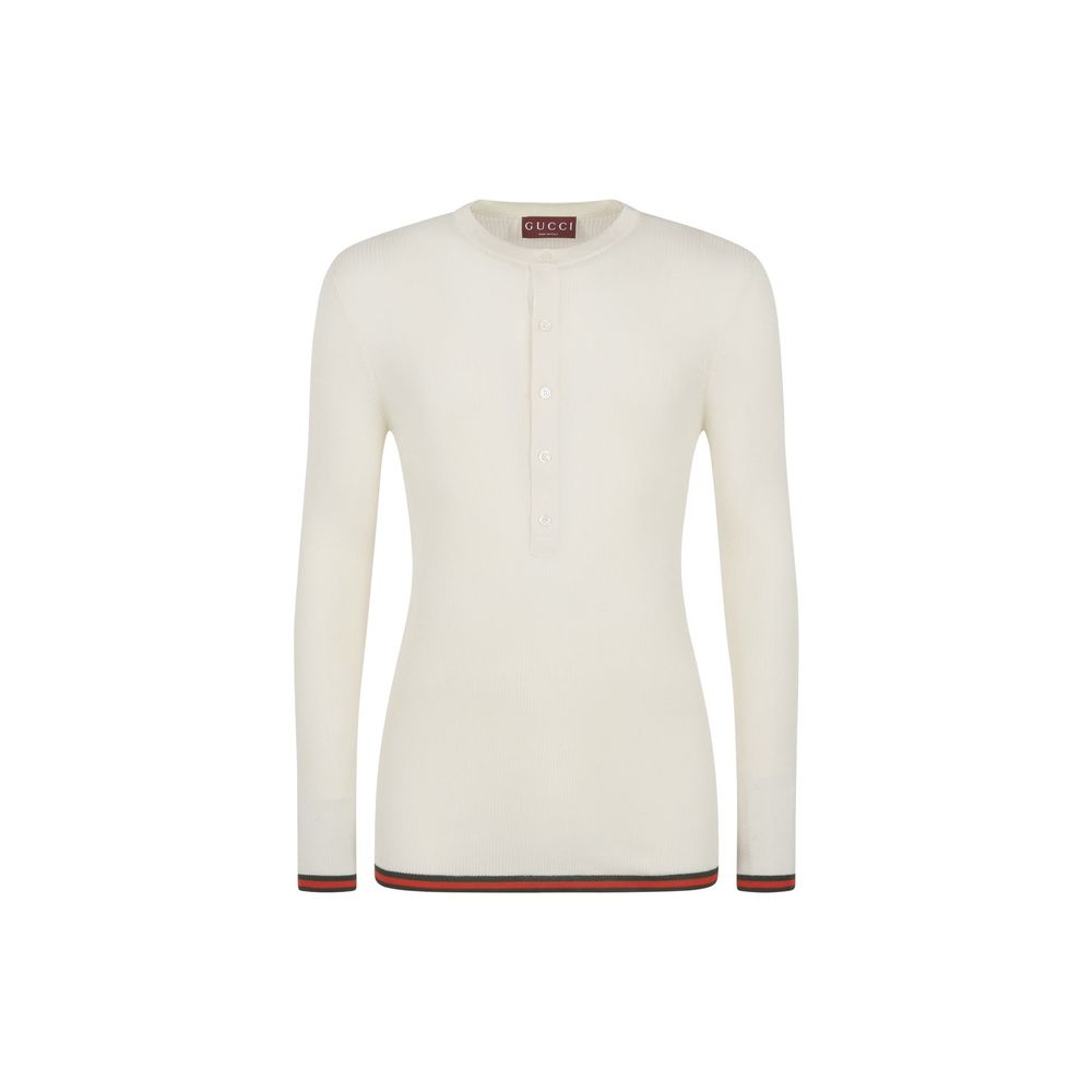 Gucci White Silk T-Shirt | Regal Royce