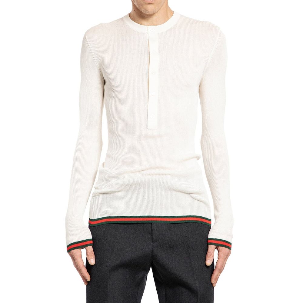 Gucci White Silk T-Shirt | Regal Royce