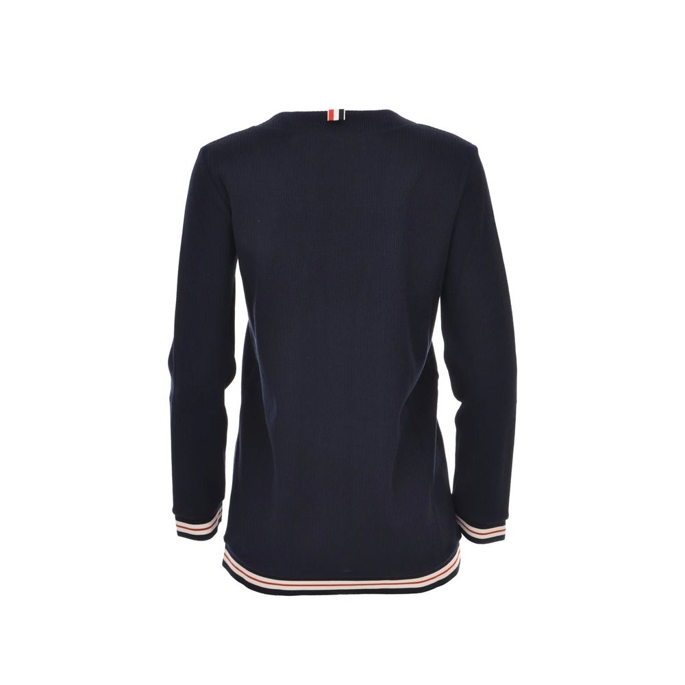 Thom Browne Blue Cotton Cardigan | Regal Royce