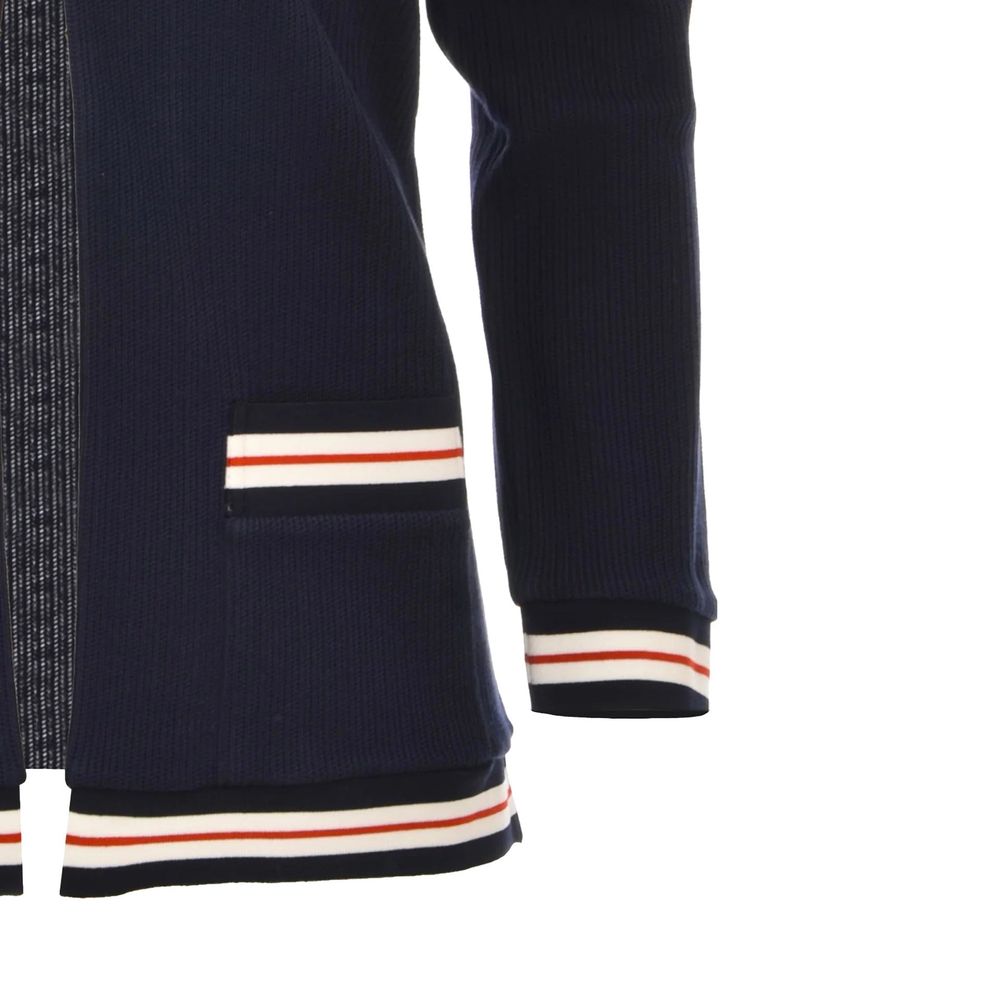 Thom Browne Blue Cotton Cardigan | Regal Royce