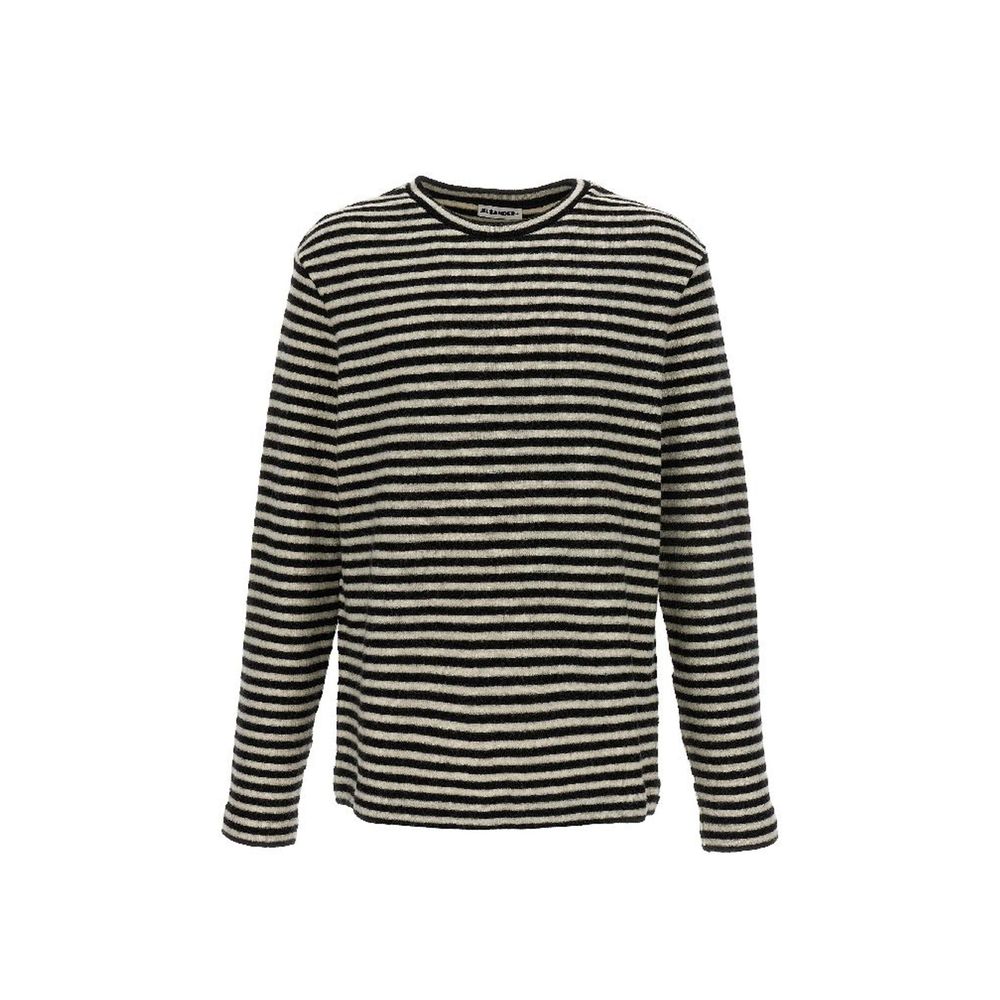 Jil Sander White Wool Long Sleeve T-Shirt | Regal Royce