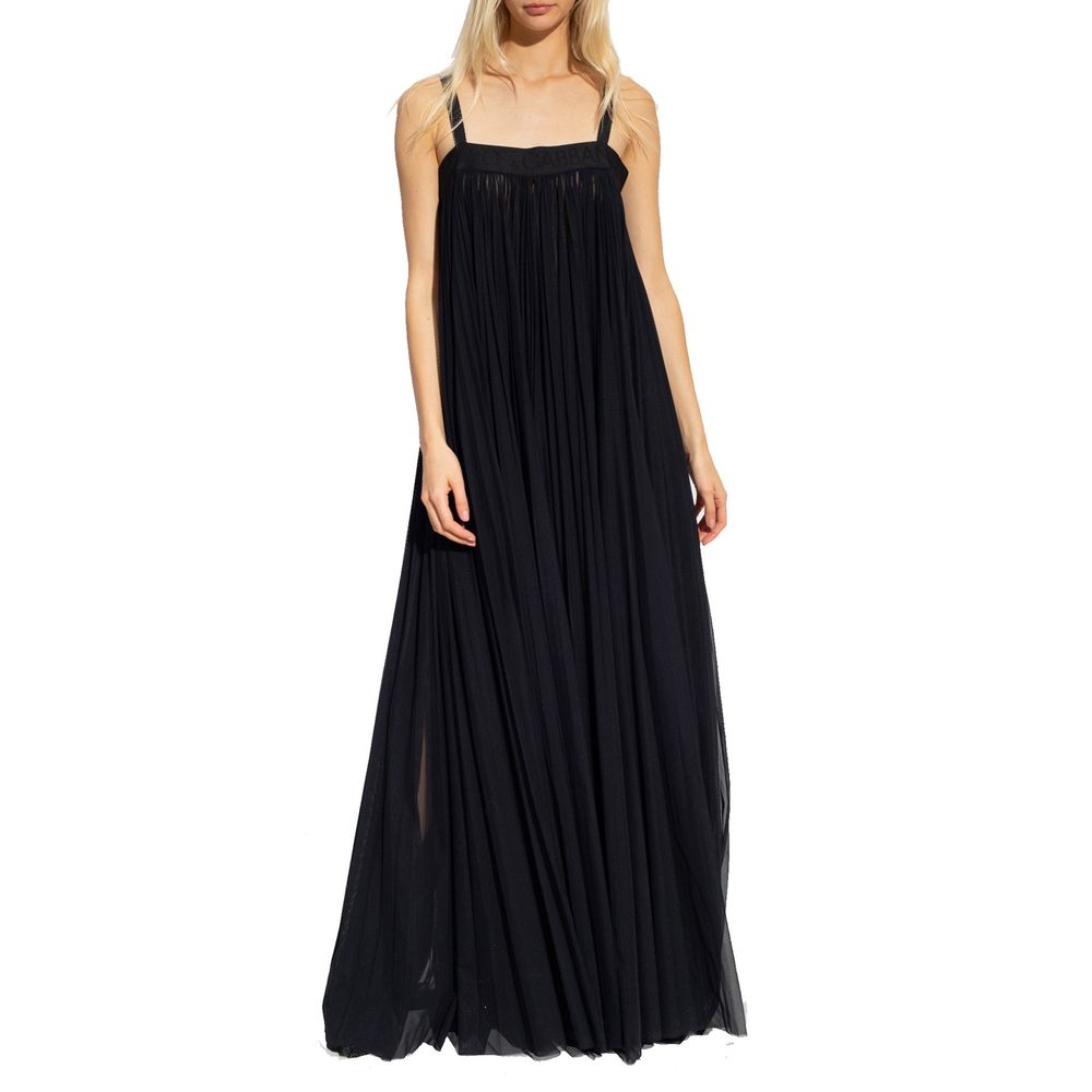 Dolce & Gabbana Black Cotton Casual Dress | Regal Royce
