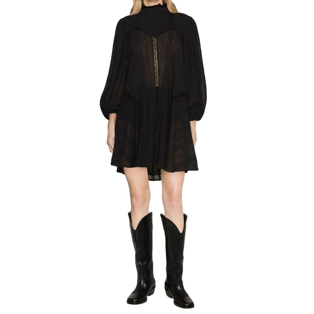 ISABEL MARANT ETOILE Black Cotton Casual Dress | Regal Royce
