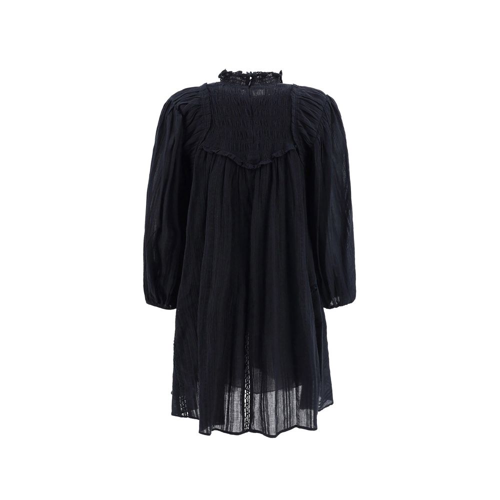ISABEL MARANT ETOILE Black Cotton Casual Dress | Regal Royce