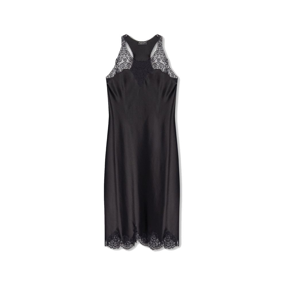 Balenciaga Black Acetate Casual Dress | Regal Royce