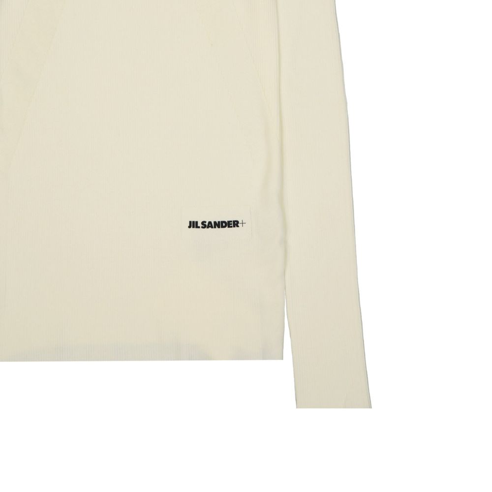 Jil Sander White Cotton Sweatshirt | Regal Royce