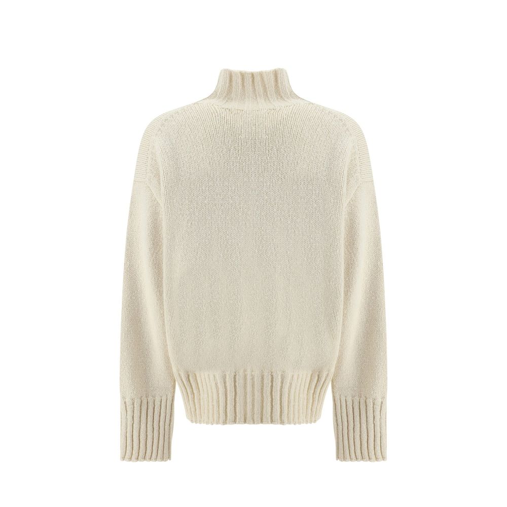 Jil Sander White Silk Sweatshirt | Regal Royce