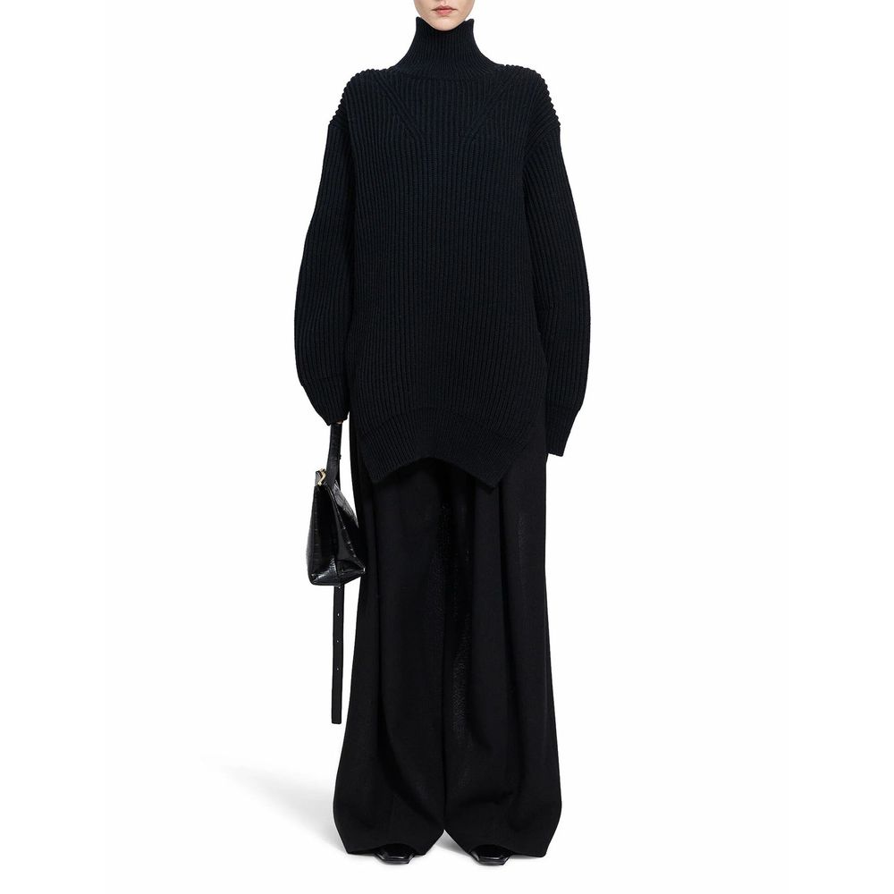 Jil Sander Black Wool Turtleneck | Regal Royce