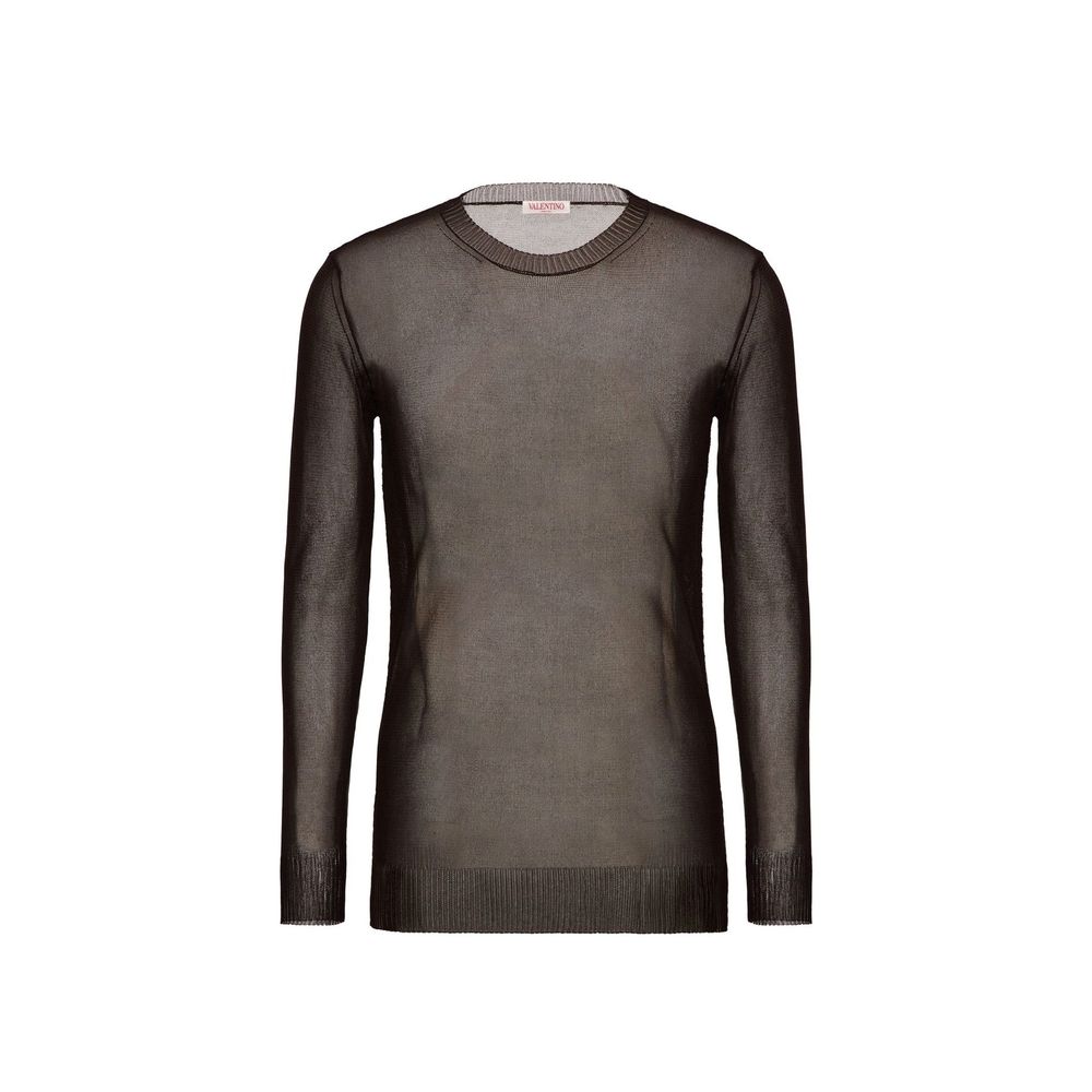 Valentino Brown Silk Sweatshirt | Regal Royce