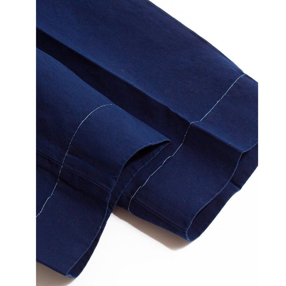 Maison Margiela Blue Cotton Casual Pants | Regal Royce