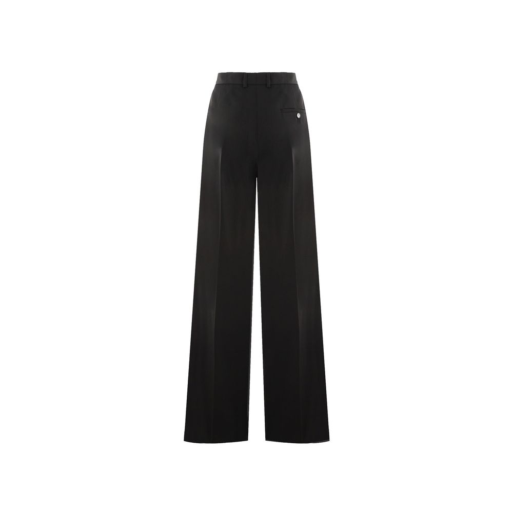Balenciaga Black Wool Flared Pants | Regal Royce