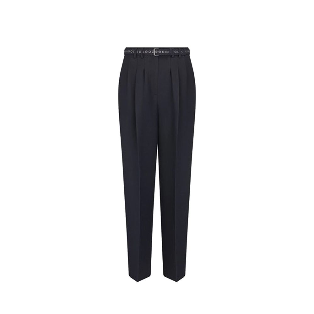 Dior Black Wool Casual Pants | Regal Royce