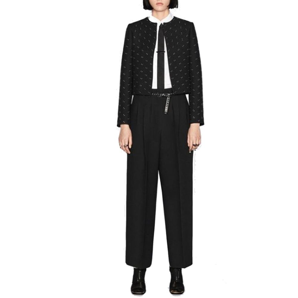 Dior Black Wool Casual Pants | Regal Royce