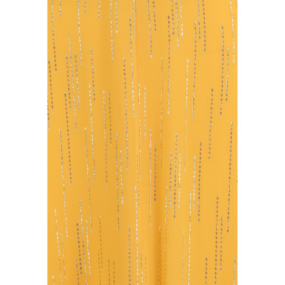 Forte_Forte Orange Viscose Casual Dress | Regal Royce