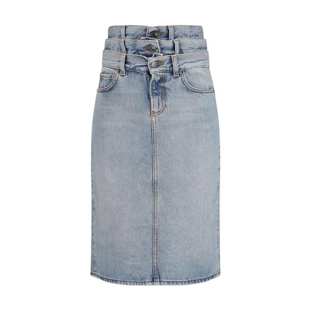 Fiorucci Blue Denim Skirt | Regal Royce