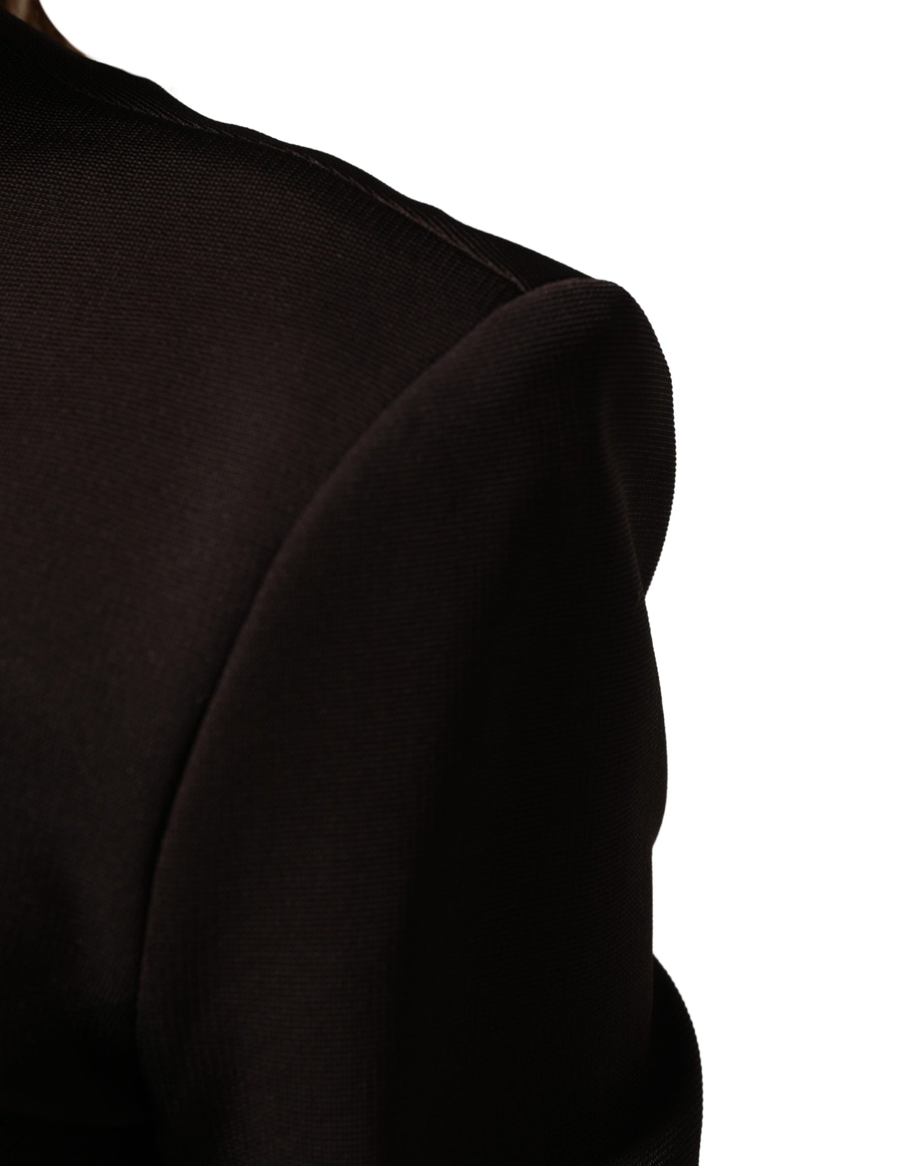 Dolce & Gabbana Brown Turtleneck Jersey Long Maxi Dress | Regal Royce