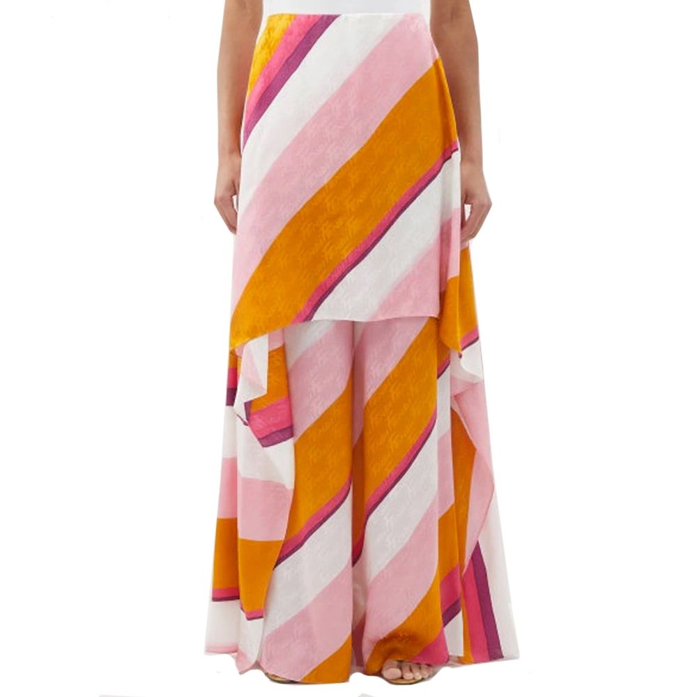 Fendi Multicolor Silk Pants | Regal Royce