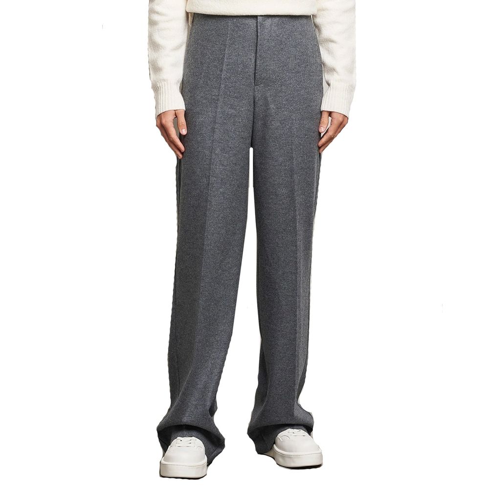 Jil Sander Gray Wool Casual Pants | Regal Royce