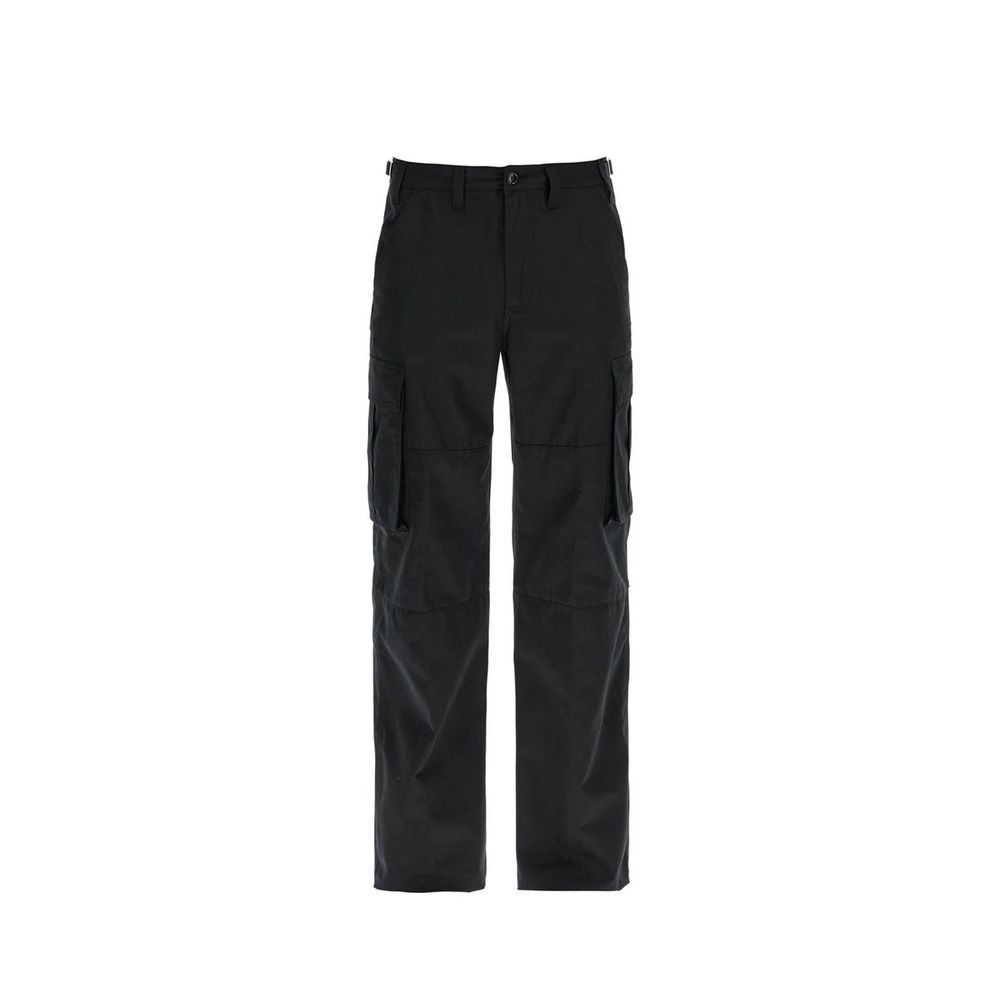 Celine Black Cotton Cargo Pants | Regal Royce