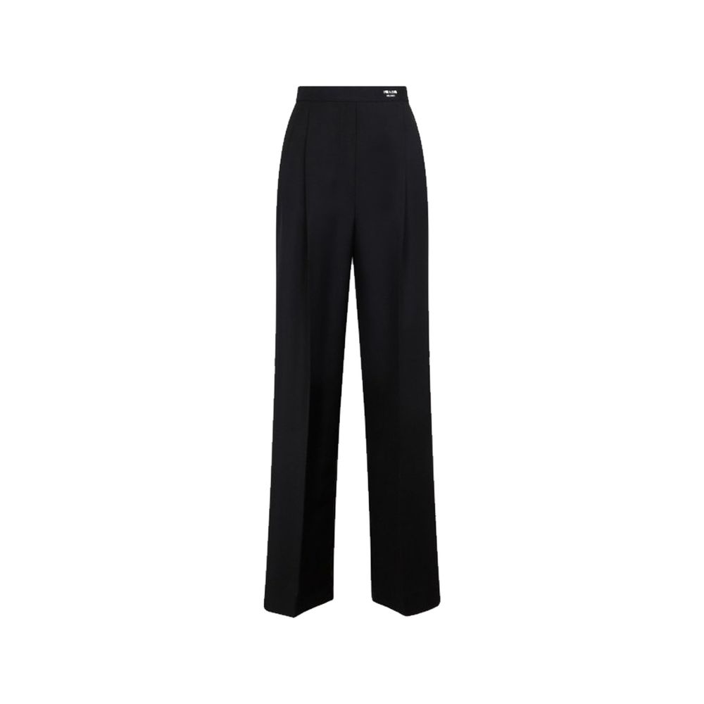 Prada Black Mohair Casual Pants | Regal Royce