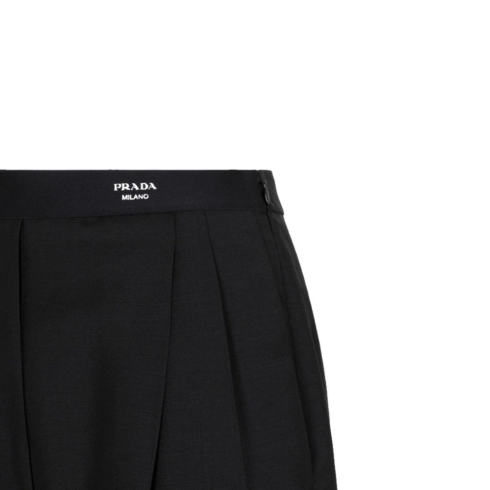 Prada Black Mohair Casual Pants | Regal Royce
