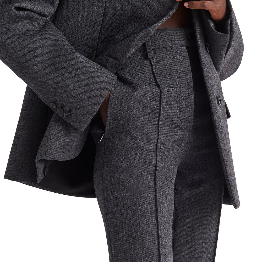 Prada Gray Elastane Pants | Regal Royce