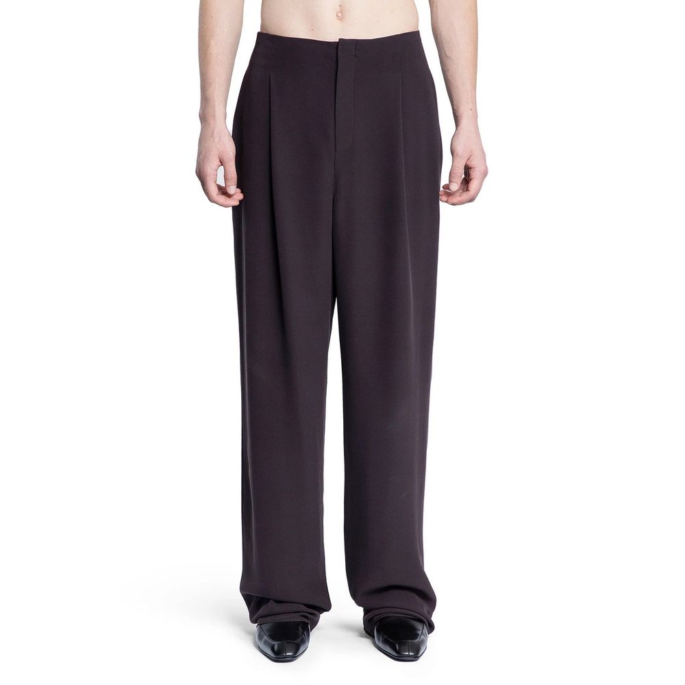 Saint Laurent Brown Silk Dress Pants | Regal Royce