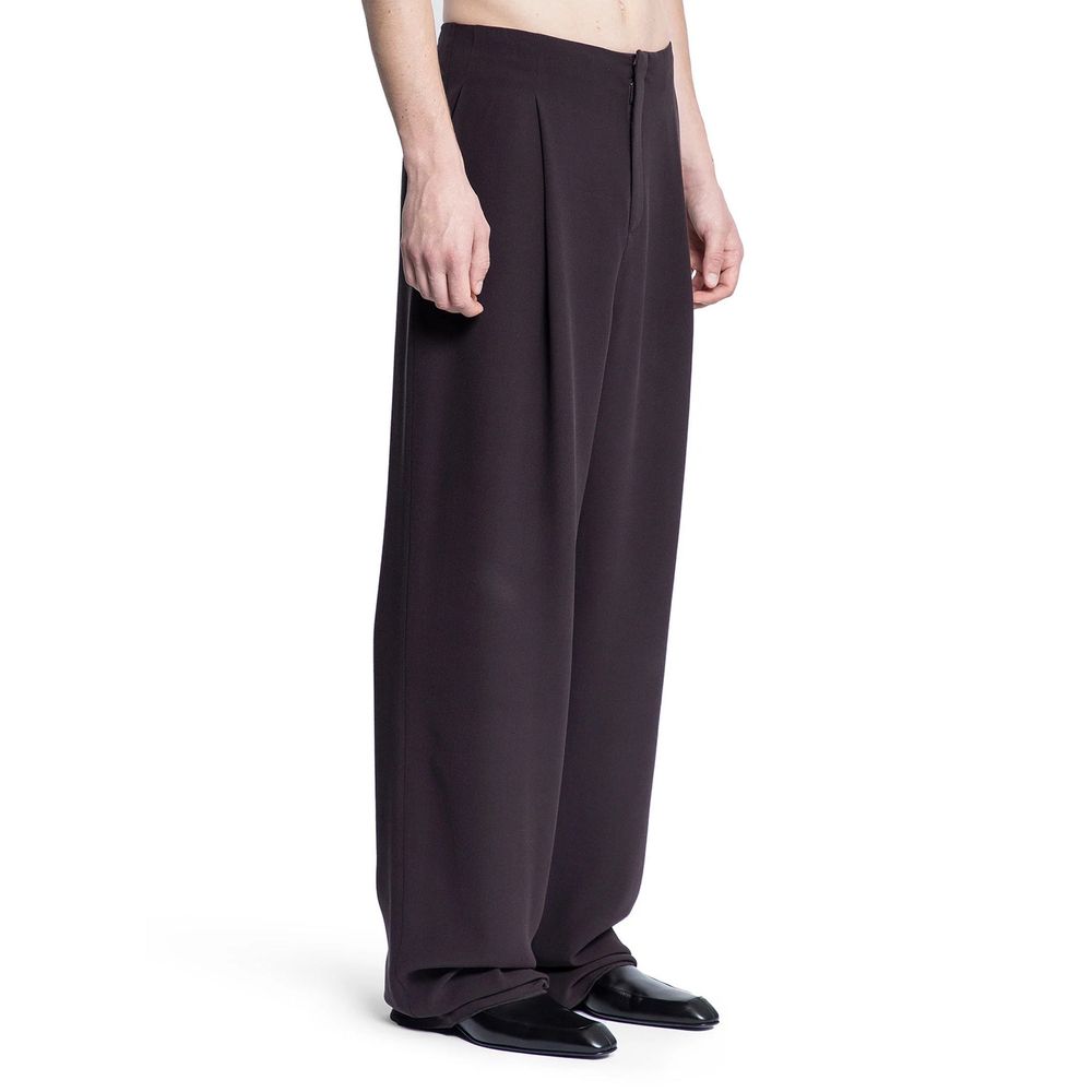 Saint Laurent Brown Silk Dress Pants | Regal Royce