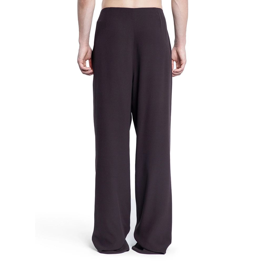 Saint Laurent Brown Silk Dress Pants | Regal Royce