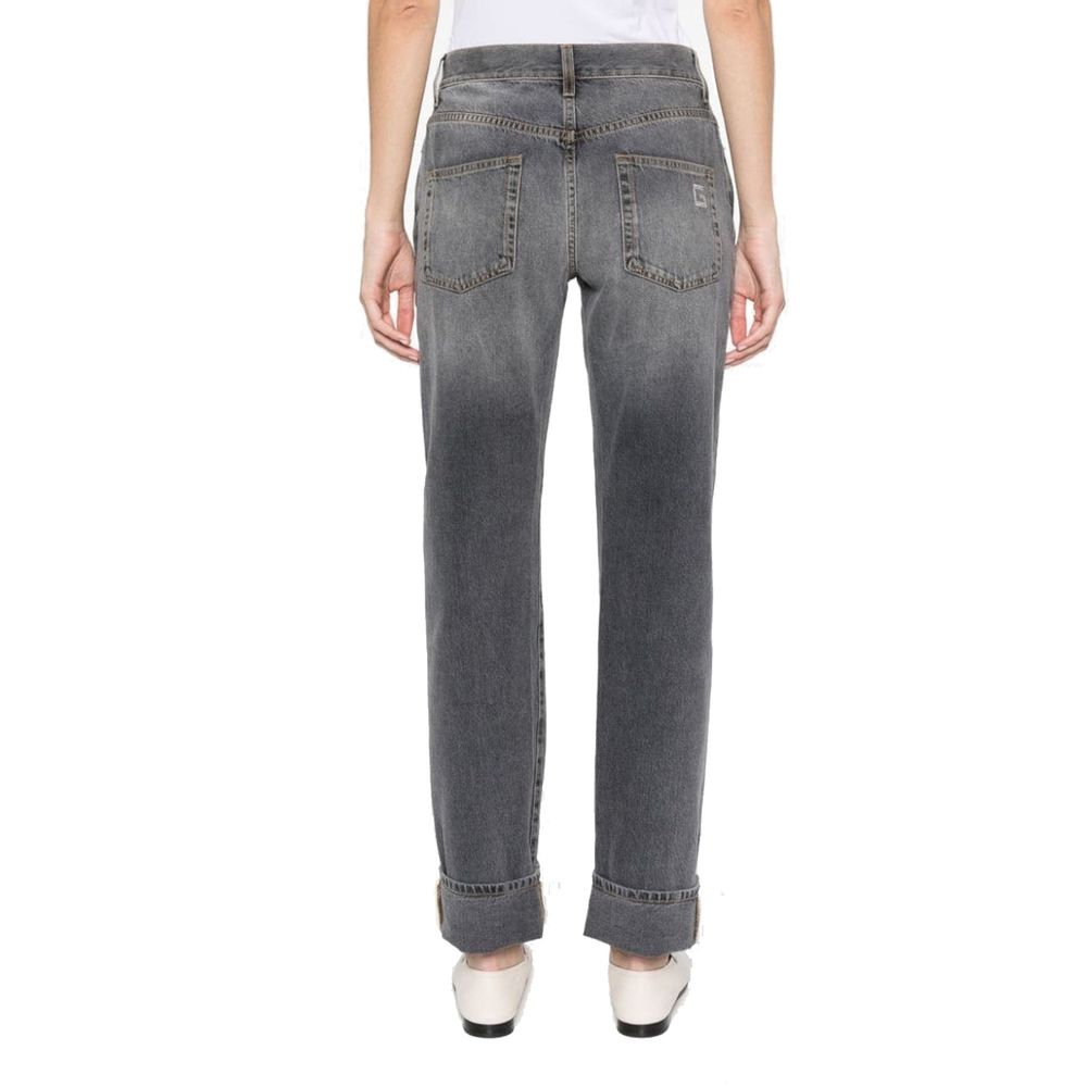 Gucci Gray Cotton Relaxed Fit Jeans | Regal Royce